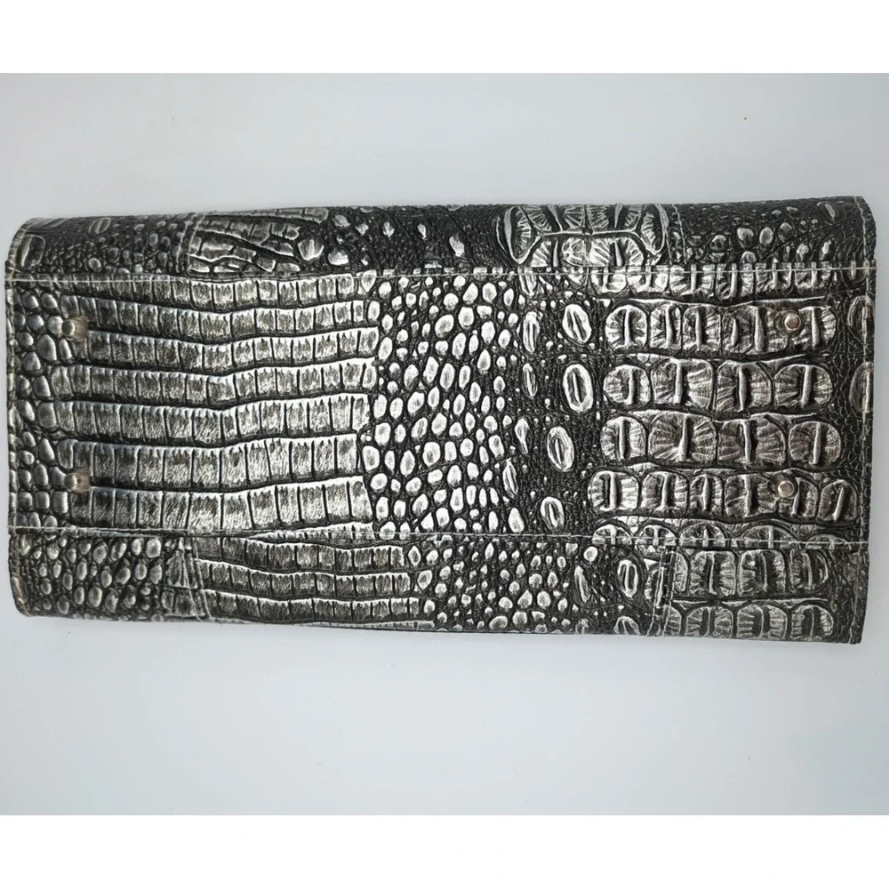 Miche Classic Shell Cover Embossed Faux Leather Crocodile‎ Black & Silver Gray